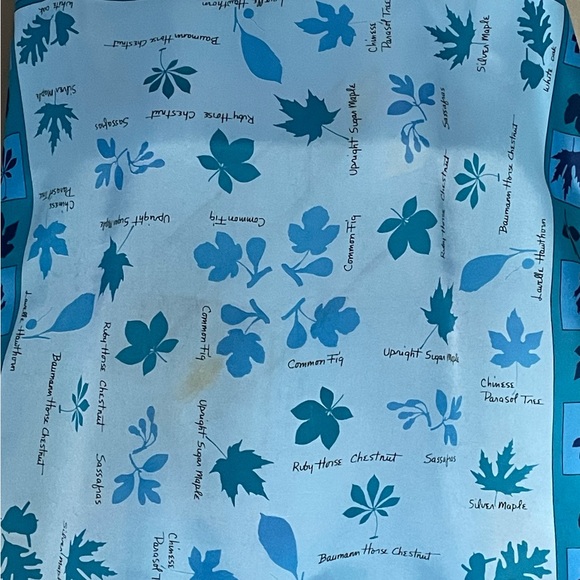 Vintage Vera Blues Scarf 22 In Sq Good Condition - Picture 4 of 10